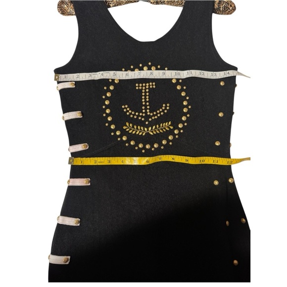 Cache Y2K Black Knit Bodycon Party Club Cruisewear Maxi Dress Women’s Small - Picture 15 of 16